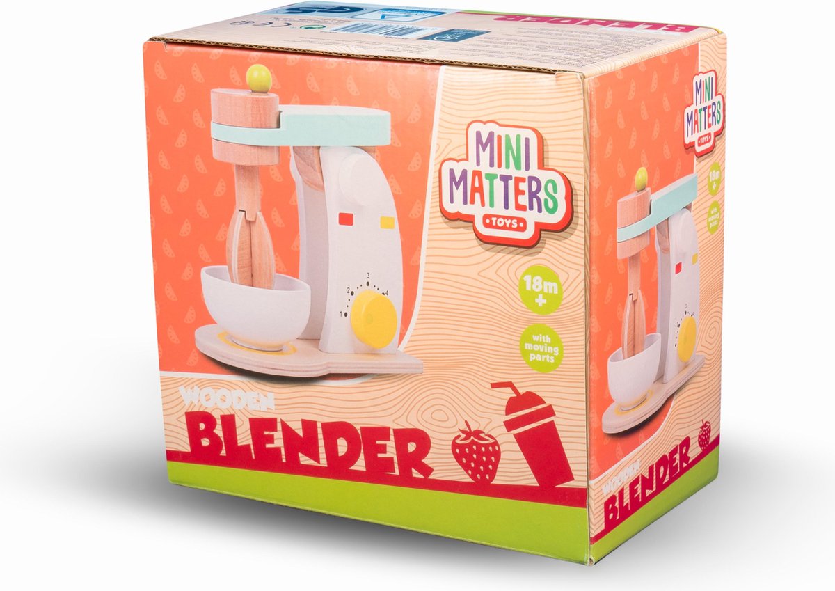 Mini Matters - Houten - Mixer - Blender | bol.com