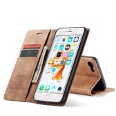 CaseMe Retro Boekmodel Hoesje iPhone 6S / 6 - Bruin