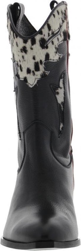 parallel Charlotte Bronte haalbaar Tango | Pip - de Huismuts black leather cow western boot - black heel/sole  | Maat: 40 | bol.com