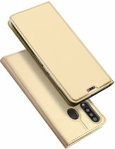 Samsung Galaxy M30 hoesje - Dux Ducis Skin Pro Book Case - Goud