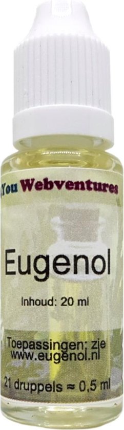Pure eugenol – >99.9% zuiver – 40 ml (2 x 20 ml)