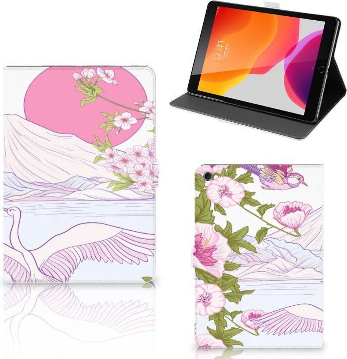 iPad 10.2 2019 | iPad 10.2 2020 | 10.2 2021 Flip Case Bird Standing