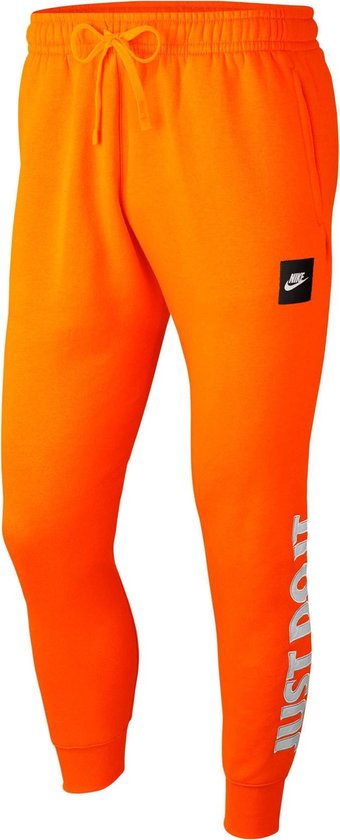 Nike Sportswear JDI+ Sportbroek - Maat M - Mannen - oranje/wit | bol.com