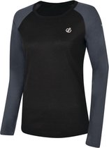 Dare 2b Exchange Thermo Sportshirt - Maat 38  - Vrouwen - zwart/grijs