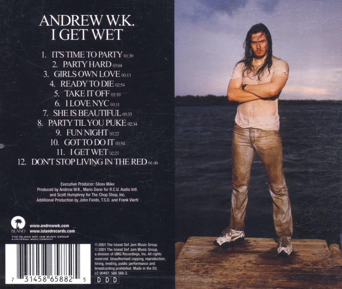 Andrew W.K. I Get Wet LP レコード I Get Wet, Andrew W.K. | Muziek | bol