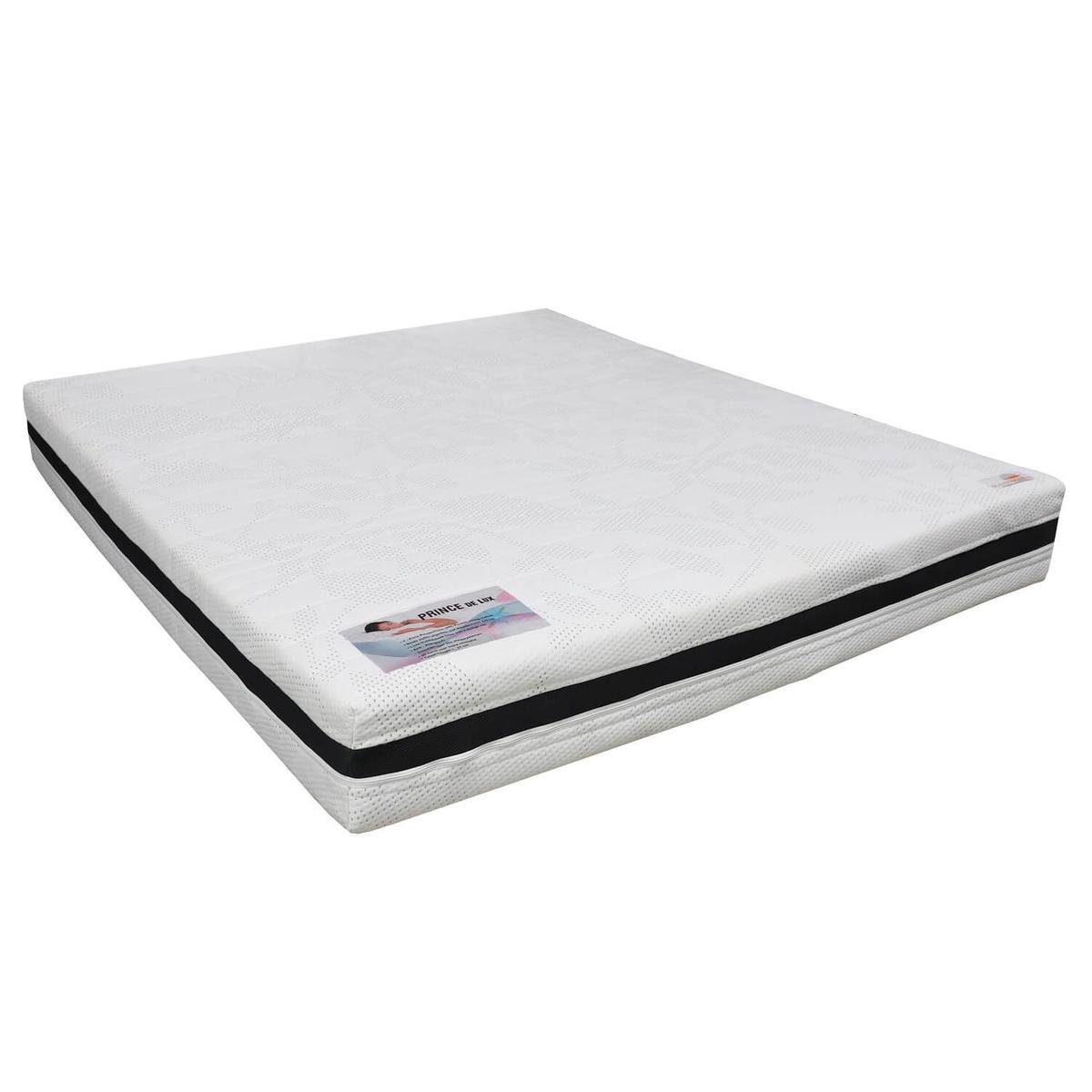 Slaaploods.nl Prince de Luxe® - 120x190 cm - Pocketvering Matras met Koudschuim - Medium - 25 cm dik Wit