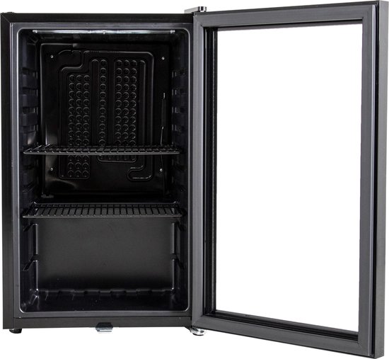 Husky KK70-BK-NL-HU - Dranken koeler - Barkoelkast - 71 Liter - Horeca - Met Glazen Deur - Zwart van Husky — afbeelding 3