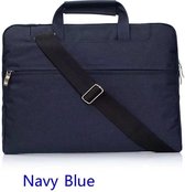 H.K. Laptop tas donkerblauw geschikt voor 15-16 inch