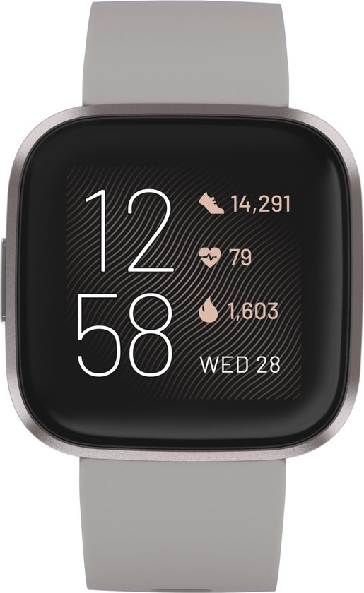 Fitbit Versa 2 - Smartwatch - Steengrijs