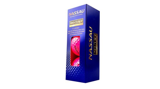 Nassau Pro Cyber - Golfballen - 12 stuks - Pink — afbeelding 2