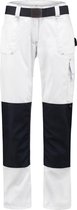 Workman Ladies D-Sign Worker - 28004 wit / navy - Maat 44