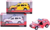 112 Auto Set - Politie, Ambulance en Brandweerauto met Licht en Geluid