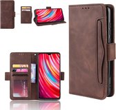 Xiaomi Redmi 8 Book Case Bruin Cover Case Hoesje Lederen Pu PMBL