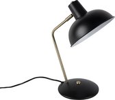 QAZQA milou - Moderne Bureaulamp - 1 lichts - H 380 mm - Zwart -  Woonkamer | Slaapkamer | Keuken