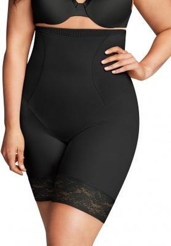 Maidenform Firm Foundations Hi Waist Thigh Slimmer - Black