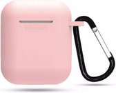 Airpods Siliconen Hoesje Case - Roze - Geschikt voor Apple AirPods