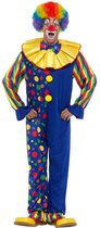 SMIFFYS - Donkerblauw clown kostuum voor mannen - M