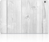 Lenovo Tab M10 Silicone Tablet Cover White Wood