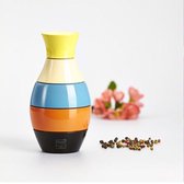 Moulin à épices Bisetti - vase multicolore - 16 cm