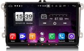 Voltario® 9 "Android 9.0 Autoradio met navigatie, bluetooth en DVD. Autonavigatie voor Golf en Seat en Skoda, Passat Tiguan Polo Eos
