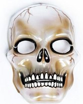 Masker transparant skull (halloween)