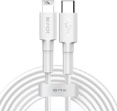 Gecertificeerd USB C naar Lightning Kabel 180CM Anti-breuk Kabel 18W - Wit