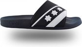 Rucanor - Slippers - Unisex - Maat 45 - Navy/Wit