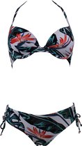 Mila Paradise Bloom Wit/Print - Bikini Maat: 90D
