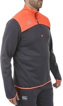 CANTERBURY THERMOREG QTR ZIP RUN TOP - 2XL - NINE IRON