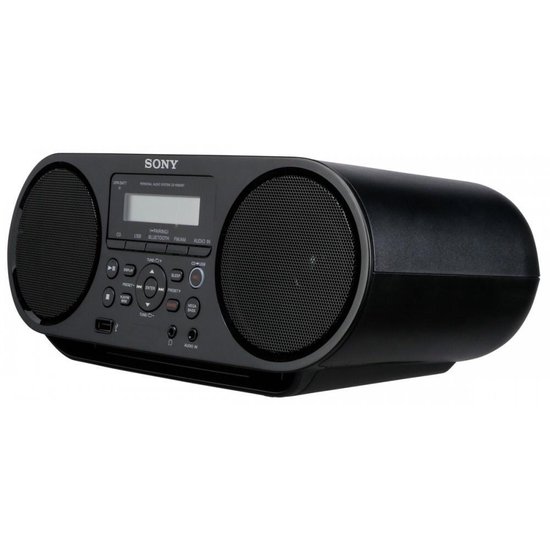 Lecteur Radio Cd-usb(mp3)-bluetooth Avec Télécommande, 2*2w Noir à