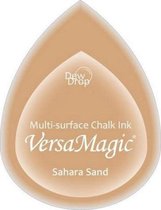 GD72 Versamagic dewdrop inktkussen - krijt pastel - sahara sand - beige stempelkussen zand