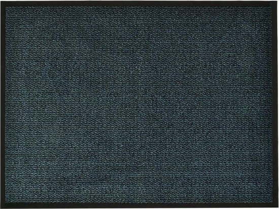 Modern effen deurmat Faro - blauw 40x60 cm