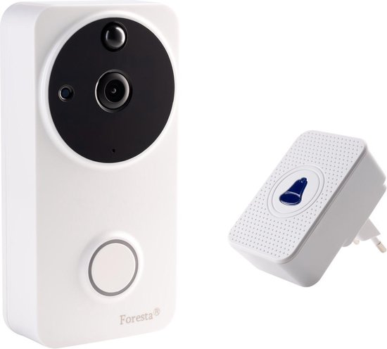 Foresta video deurbel - Ring camera – Videofoon met ontvanger – Eufy deurbel  –... | bol.com