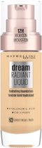 Maybelline Dream Radiant Liquid - 024 Golden Beige - Foundation Geschikt voor de Droge Huid met Hyaluronzuur - 30 ml