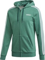 adidas Essentials 3-Stripes vest heren groen/wit | bol.com