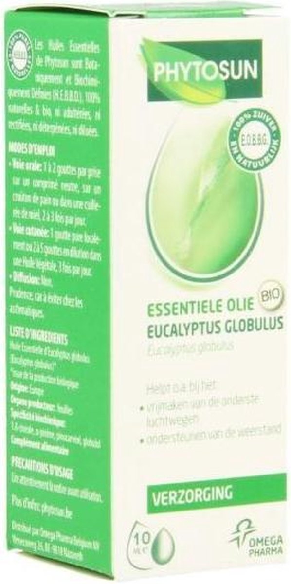 Goedkoopste PHYTOSUN EUCALYPTUS GLOBULUS BIO ESS OLI