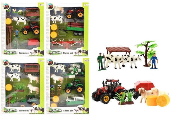 Ensemble de ferme de jouets Toi-Toys - Incl. tracteur | bol.com