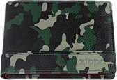 Lederen Zippo portemonnee creditcard - Camo Green