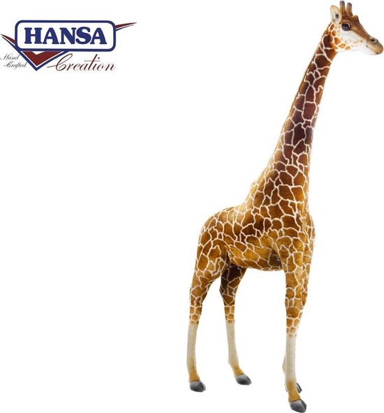 Luipaard Persoon belast met sportgame capsule Hansa Grote Giraffe Knuffel XL | bol.com