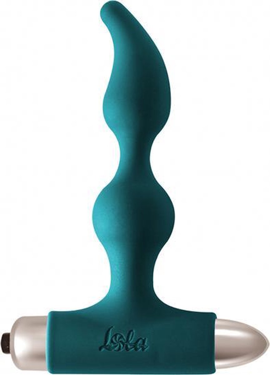 Goedkoopste Anale Buttplug- Vibratie- Bullet- Silicone - 10 functies- AAA batterij- Waterproof- Spice it up New Edition Elation Donkergroen