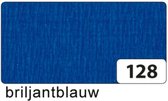 Crêpepapier - Briljant blauw - 250x50cm