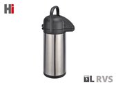 Haushalt Pump Thermos avec distributeur - 3 litres - Pompe - acier inoxydable