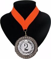 Médaille de championnat n ° 2 sur ruban orange