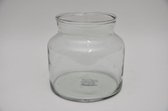Glazen Melkbussen - Vienne Vaas Glas D21 H20cm Transparant