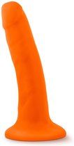 Blush - Neon dildo 15 cm dual density - Oranje