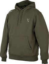 Fox Collection Green/Silver - Hoodie - Maat M - Zilver