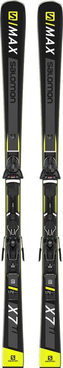 Lief Gezondheid reservering Salomon Skie S/Max X7 Ti - Allround - zwart/geel - lengte 176 cm | bol.com