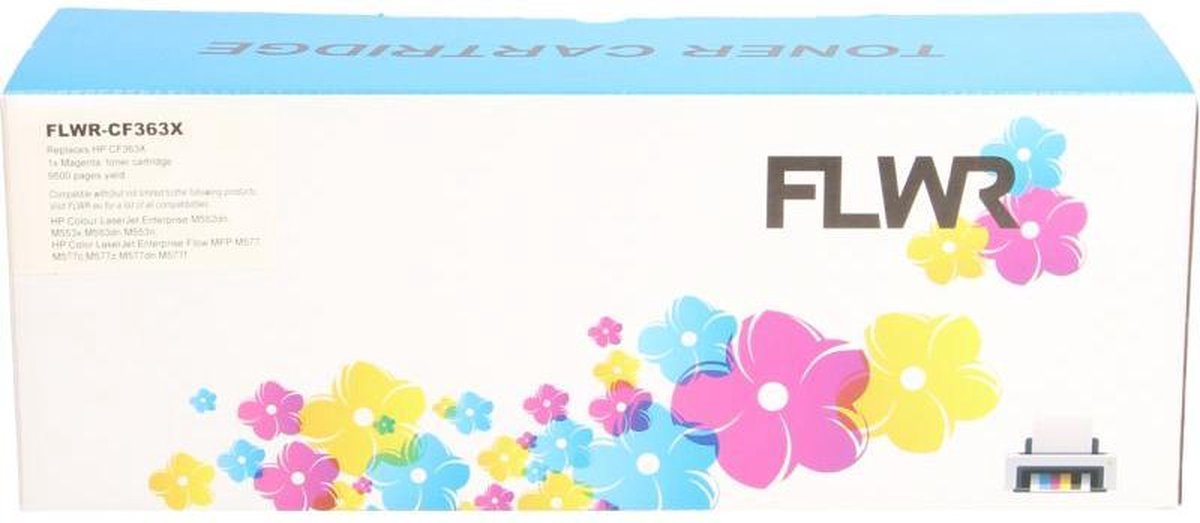 FLWR - Toner / 508X / Magenta - Geschikt voor HP