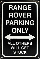 Wandbord - RANGE ROVER parking only -20x30cm-