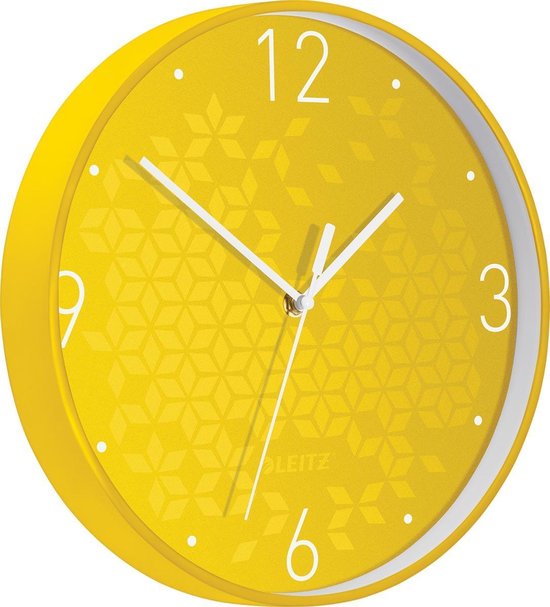 Horloge murale Leitz WOW, jaune